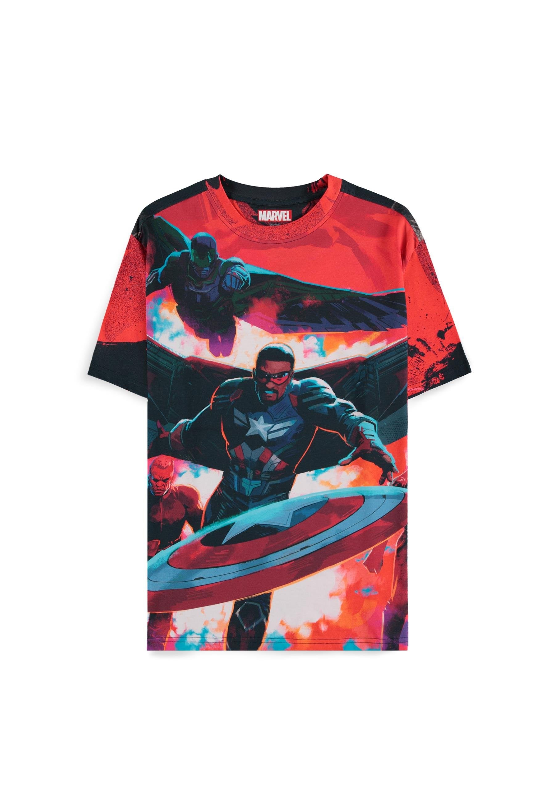 Marvel - Captain America - T-shirt Homme à manches courtes "Red Hulk" - XL - flash vidéo