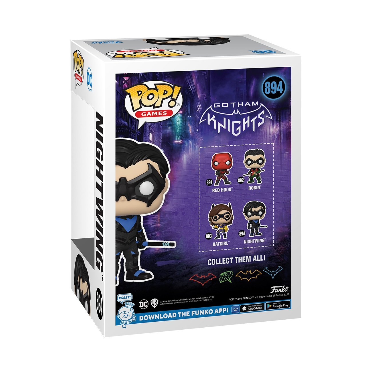 Funko Pop! Games: Gotham Knights - Nightwing - flash vidéo