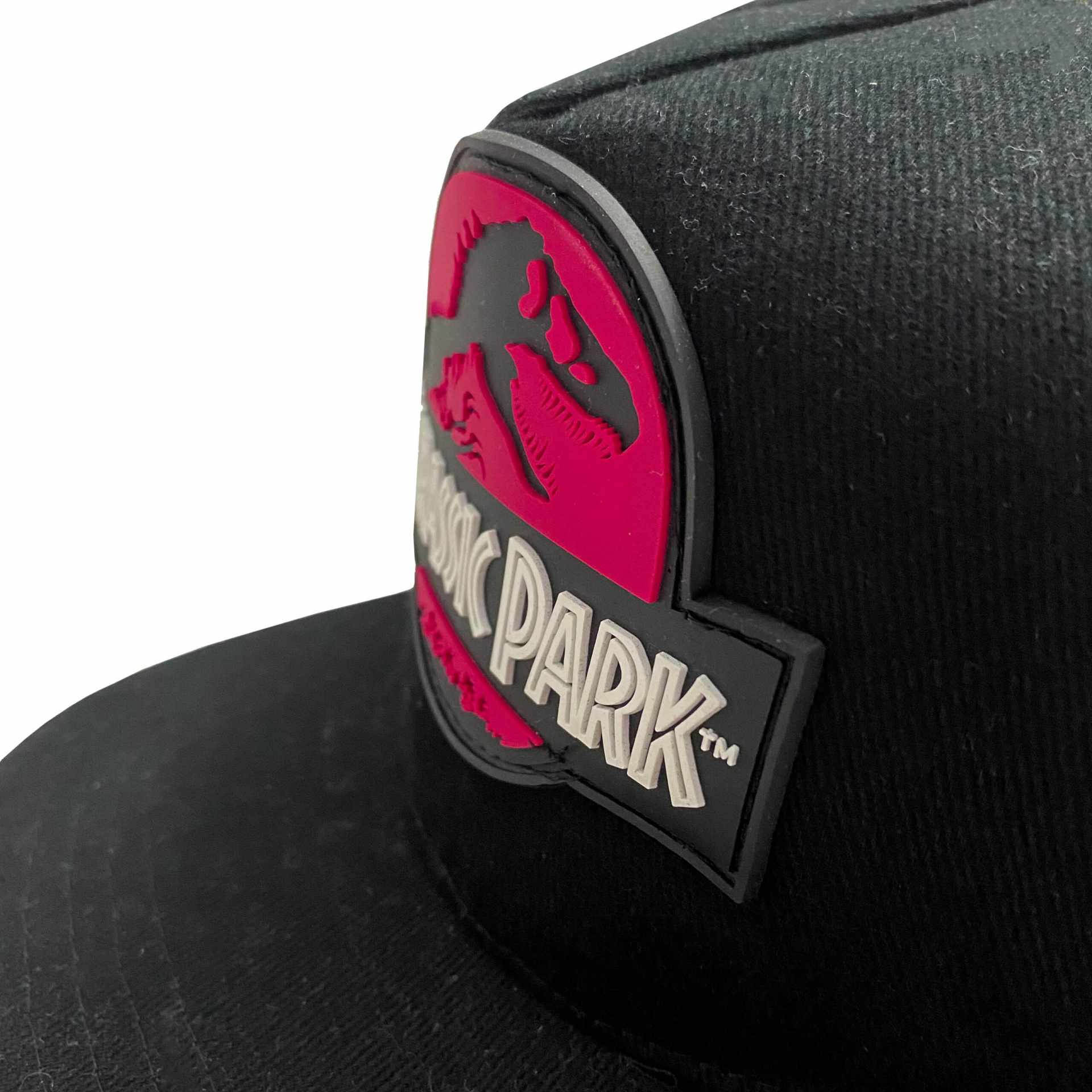 Jurassic Park - Casquette Snapback Noire Logo Rouge - flash vidéo