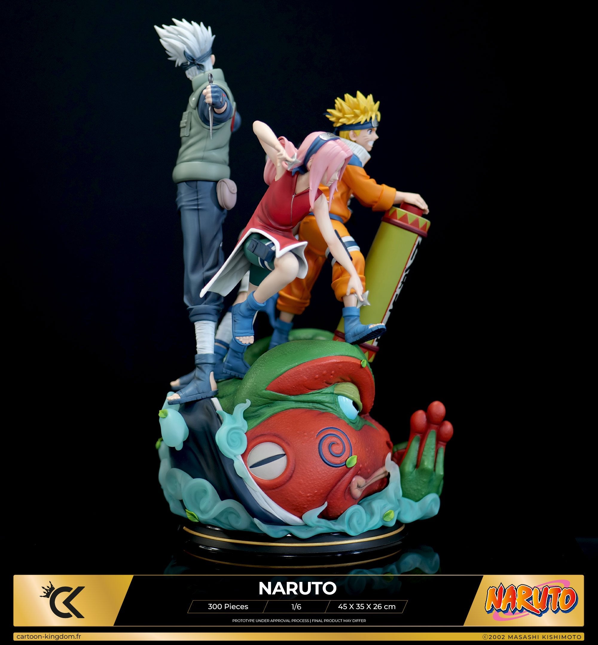 Cartoon Kingdom - 1:6 Statues - Naruto "Team 7" Statue 45cm - flash vidéo