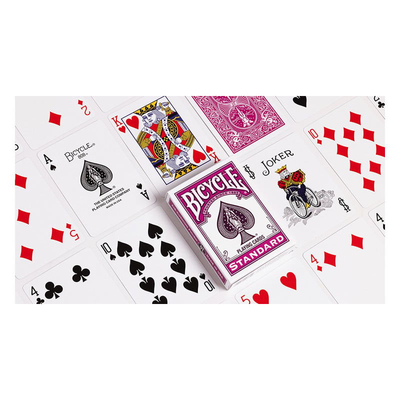 Bicycle - Carte de jeu Standard 56 pièce(s) Color Series Berry 1 - flash vidéo