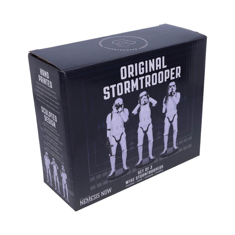 Les Trois Sages Stormtroopers Figurines 14cm - flash vidéo