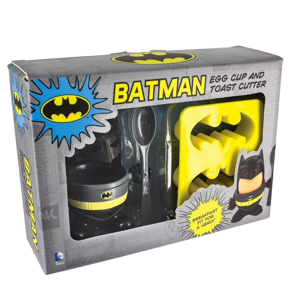 DC Comics - Batman Egg Cup and Toast Cutter V3 - flash vidéo