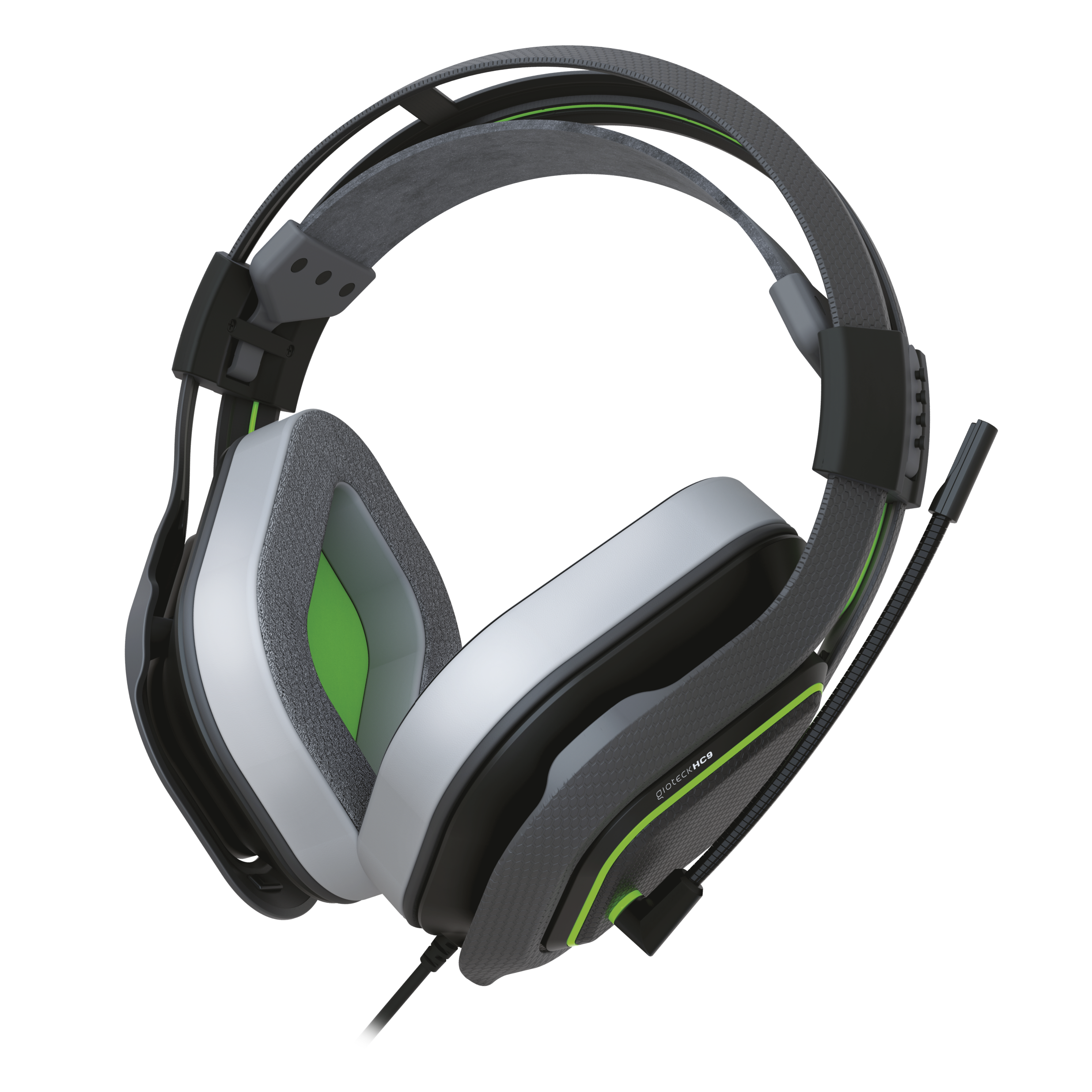 Gioteck - Casque de jeu stéréo filaire HC-9 pour Xbox, PS5, PS4, PC, Switch, Mac et Mobile - flash vidéo