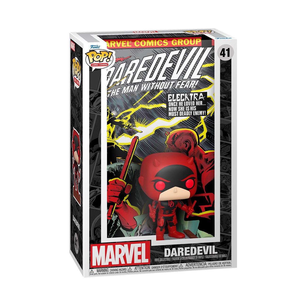 Funko Pop! Comic Cover: Marvel - Daredevil #168 - flash vidéo