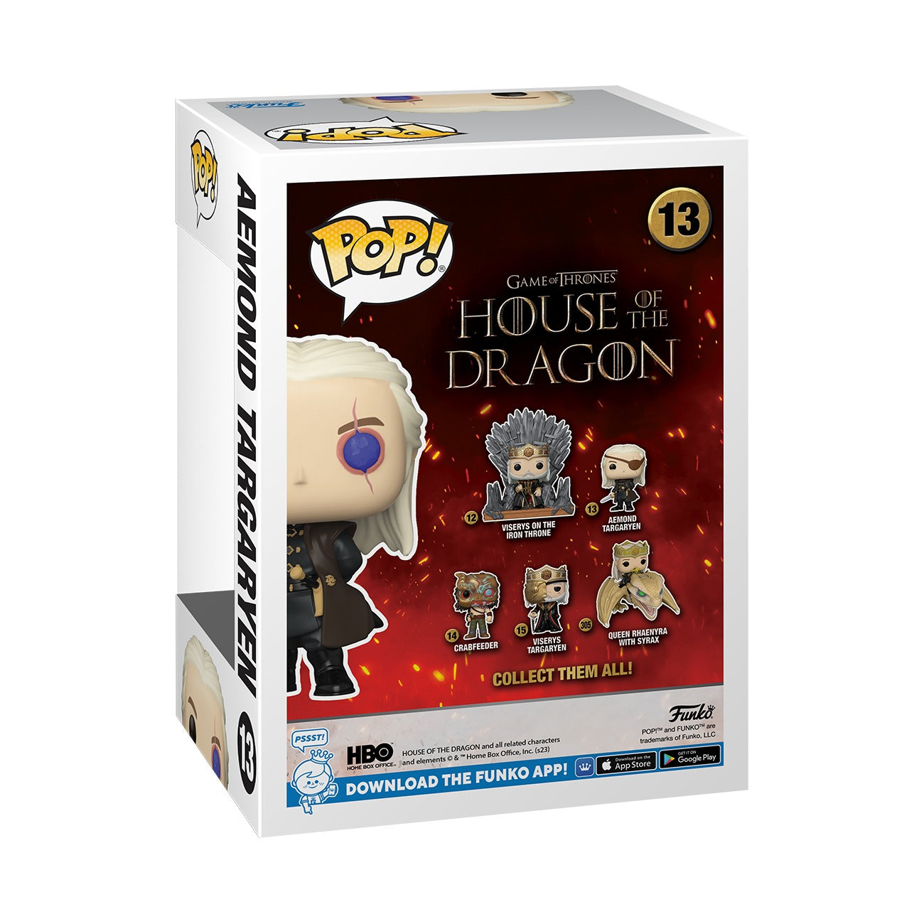 Funko Pop! TV: House of the Dragon - Aemond Targaryen (Chance of Special Chase Edition) - flash vidéo