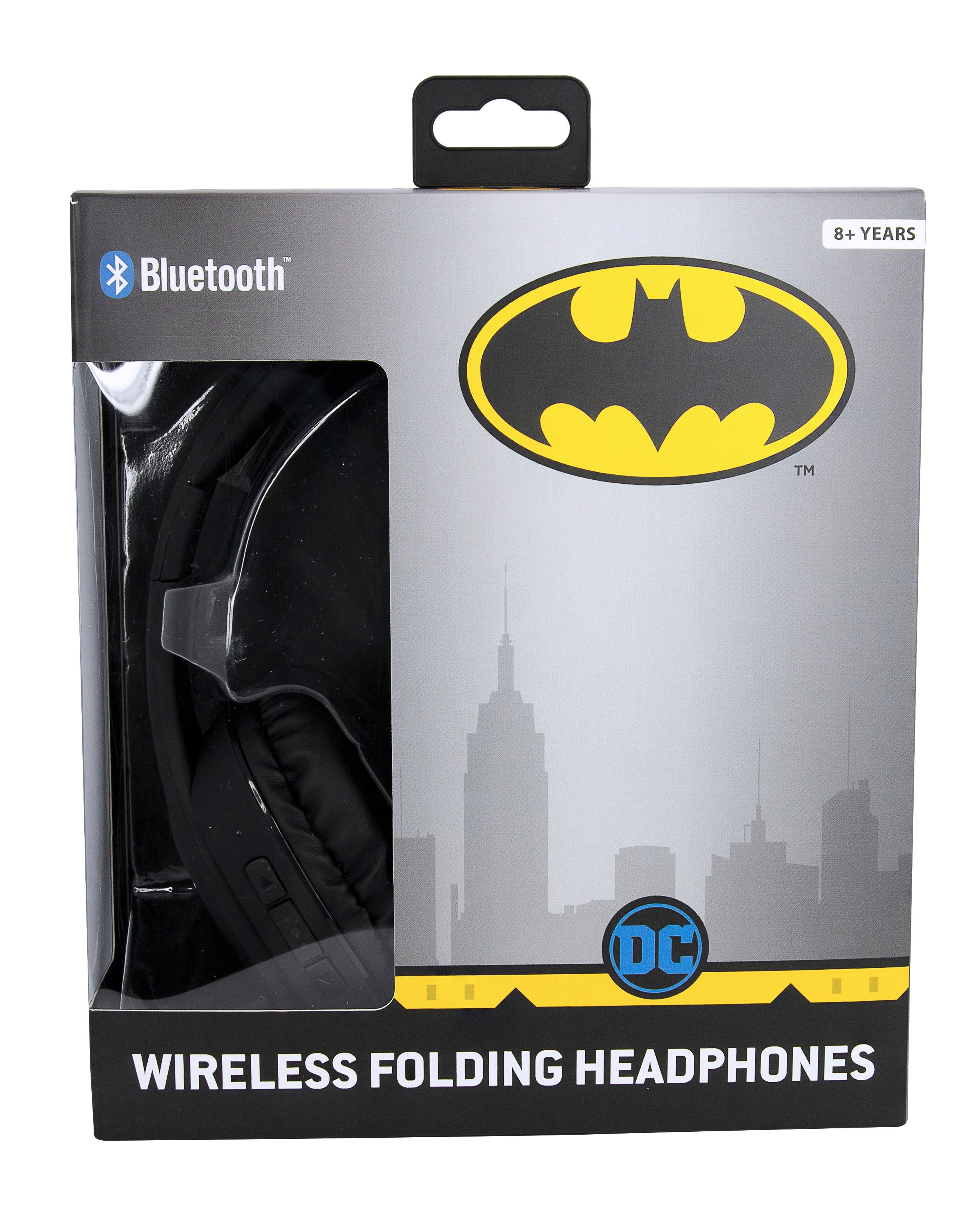 Batman - Casque sans fil pliable Chevalier Noir - flash vidéo