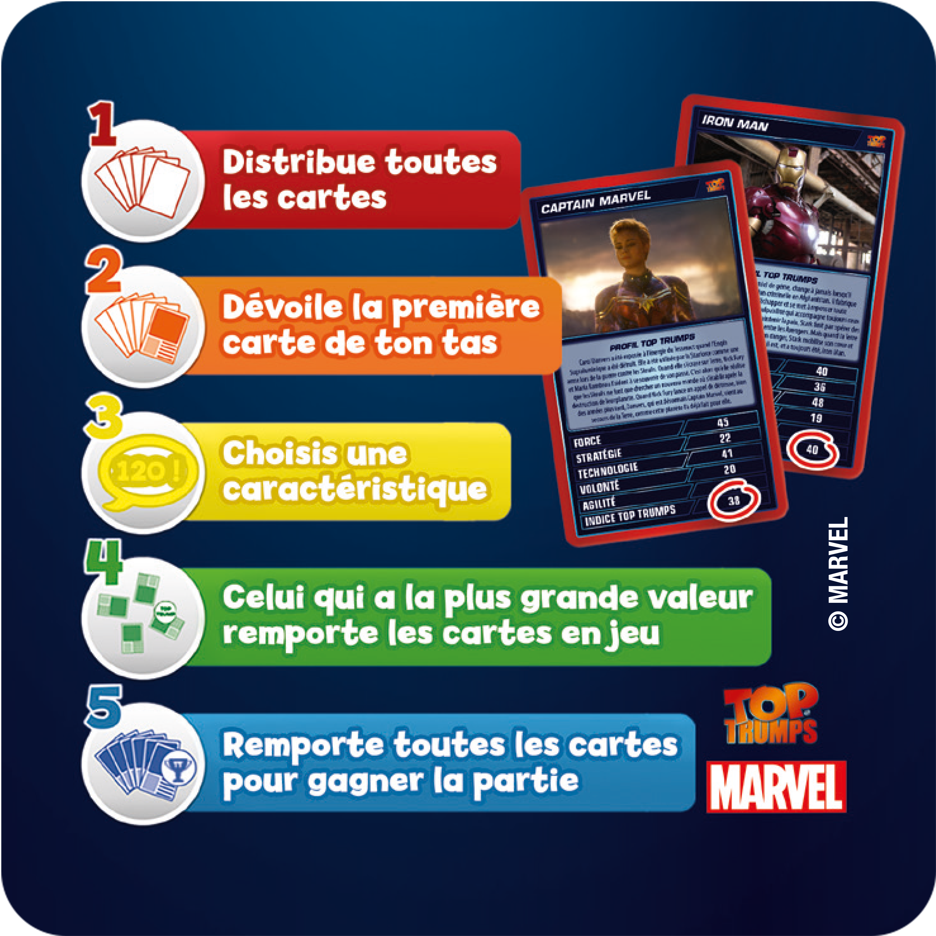 Top Trumps - Marvel Cinematic Universe - flash vidéo
