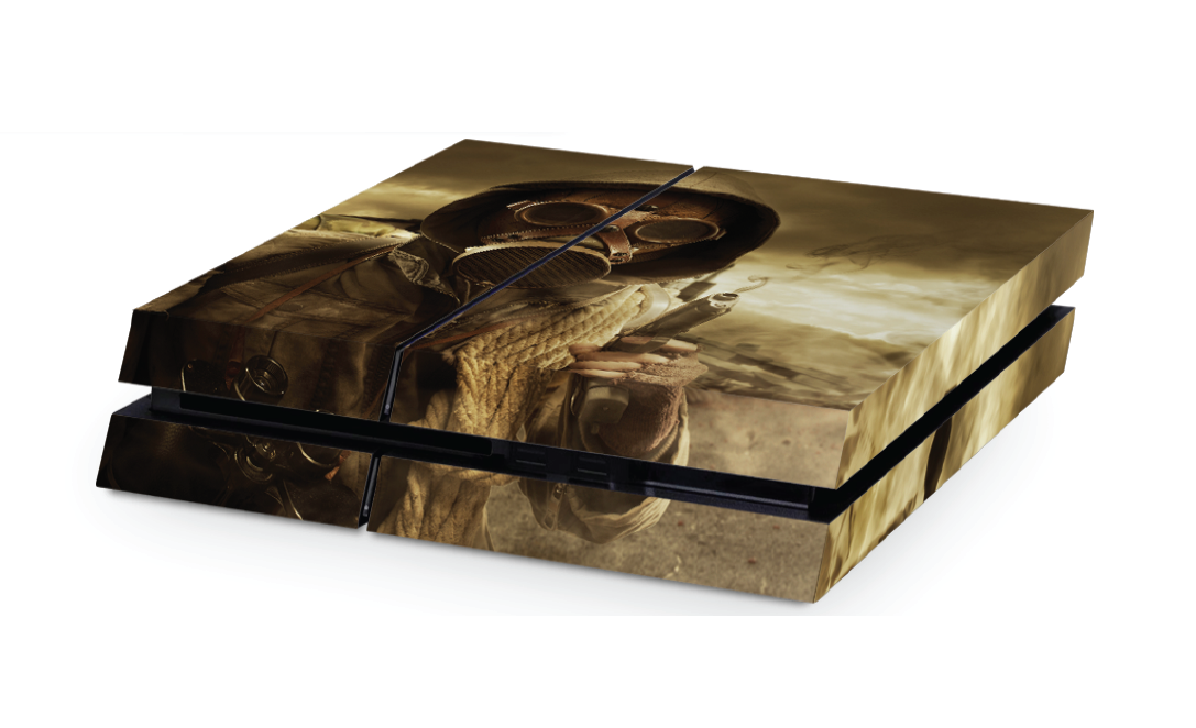 GamersGear Post Apocalyptic Console Skin - flash vidéo