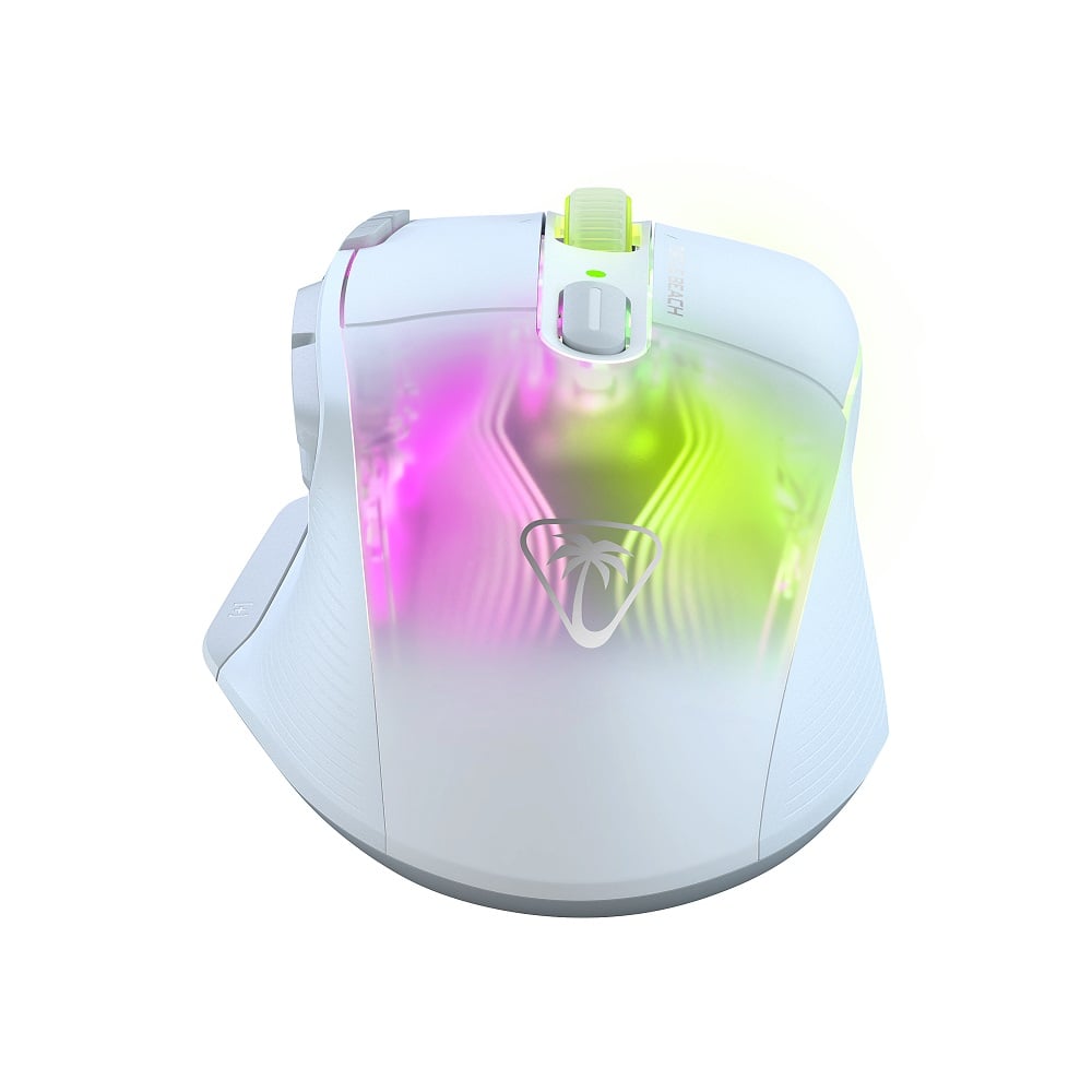 Turtle Beach - Souris de jeu sans-fil optique RGB ultralégère Kone XP Air Blanche - flash vidéo