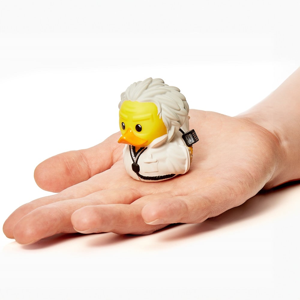 Numskull - Mini TUBBZ Canard de bain - Retour vers le Futur - Doc Brown (Édition baignoire) - 8cm - flash vidéo