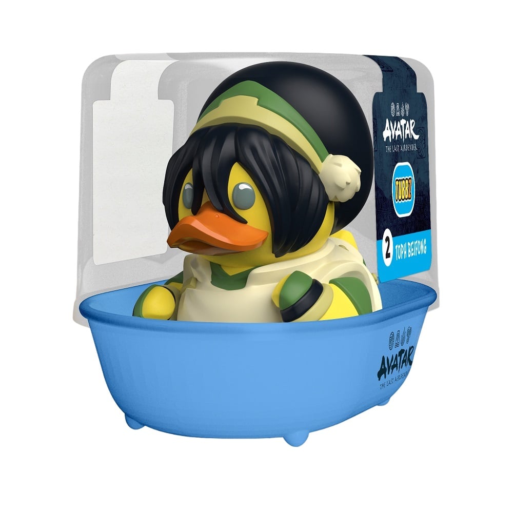 Numskull - TUBBZ Canard de bain - Avatar, le dernier maître de l'air - Toph Beifong (Première Édition) - 9cm - flash vidéo