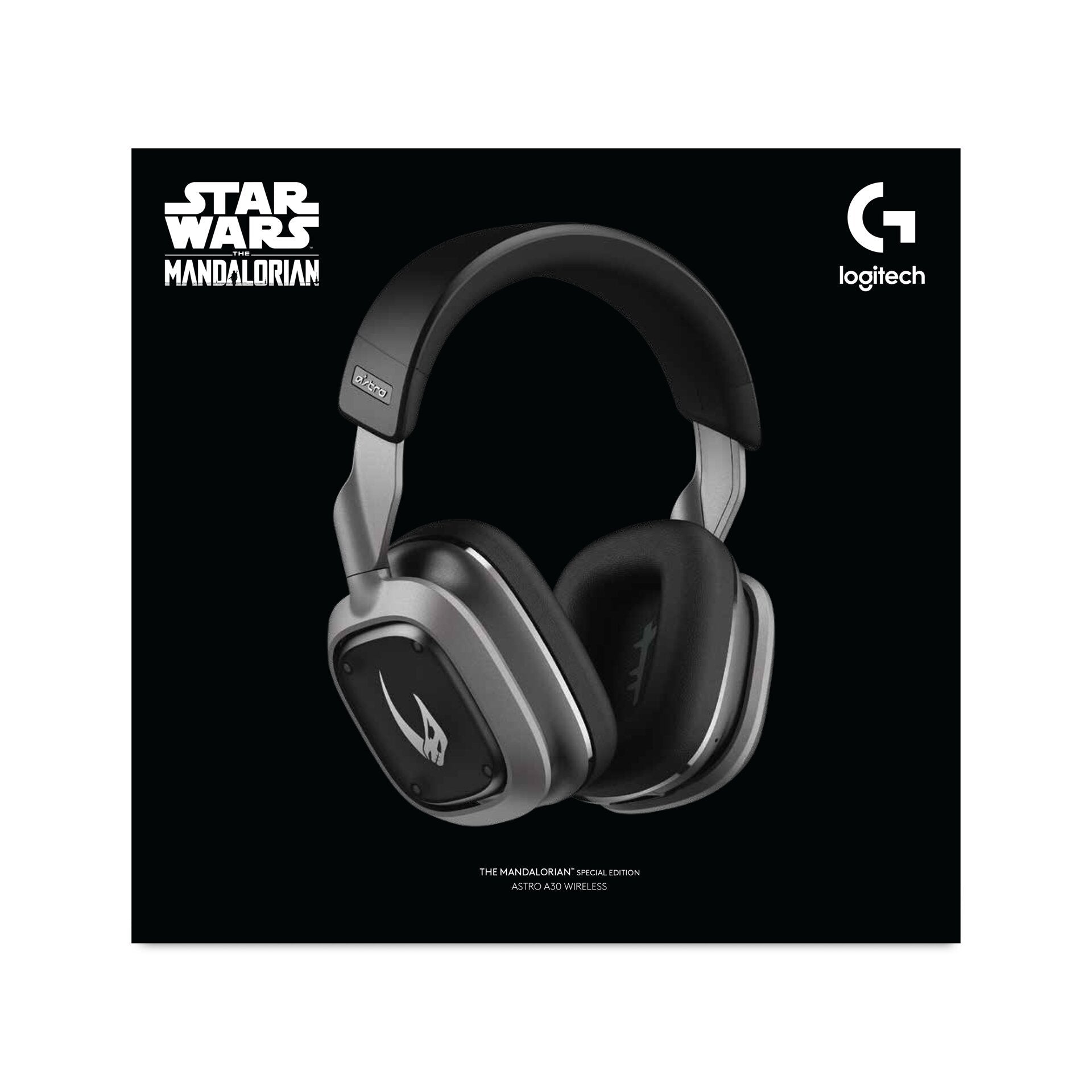 Astro - Casque de jeu sans fil Logitech G Astro A30 Star Wars: The Mandalorian Special Edition pour PC/Mac, PS5, Xbox Series X|S, Switch et Mobile - flash vidéo