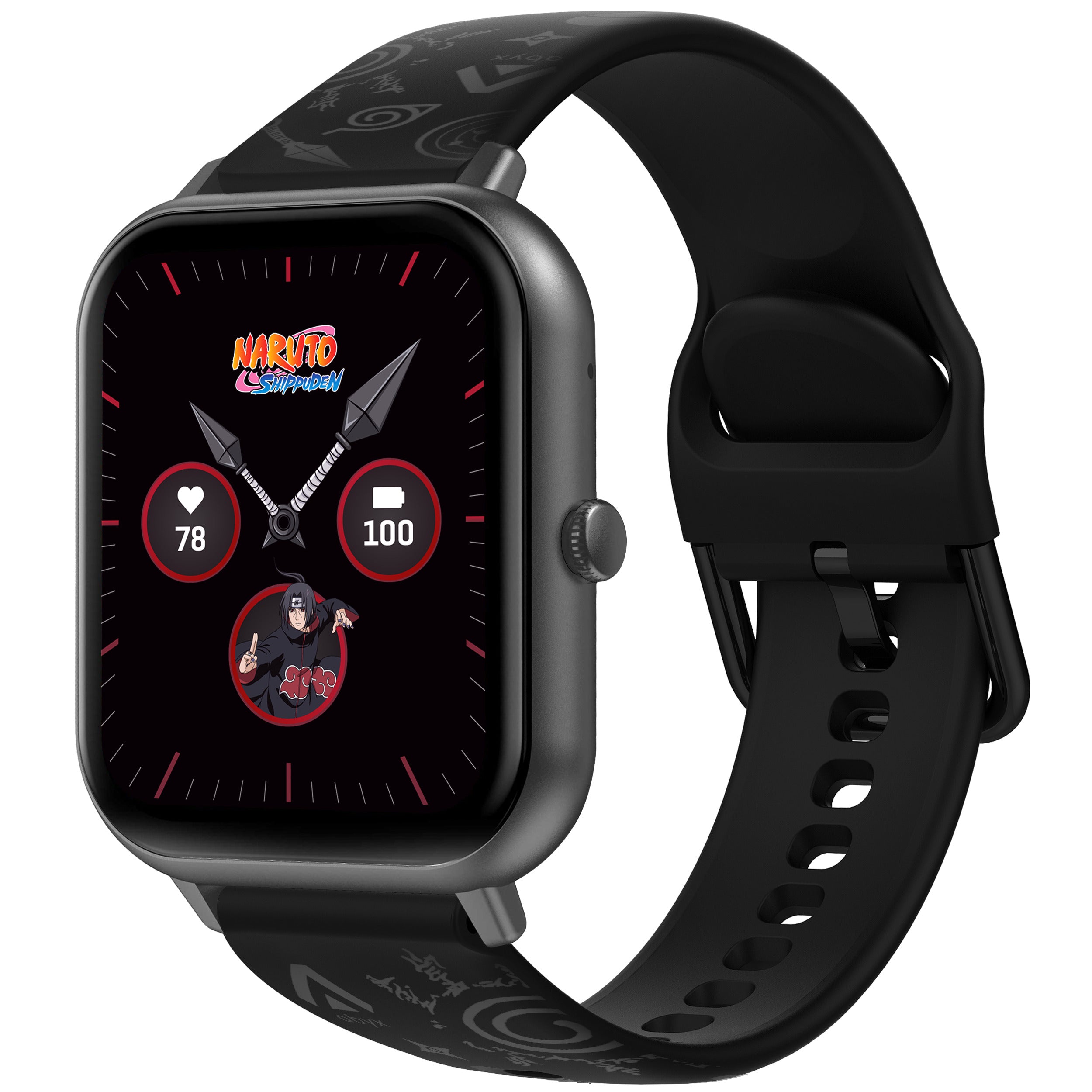 Abyx Fit - Touch 3 - Montre connectée Naruto Shippuden - Itachi Uchiwa - flash vidéo