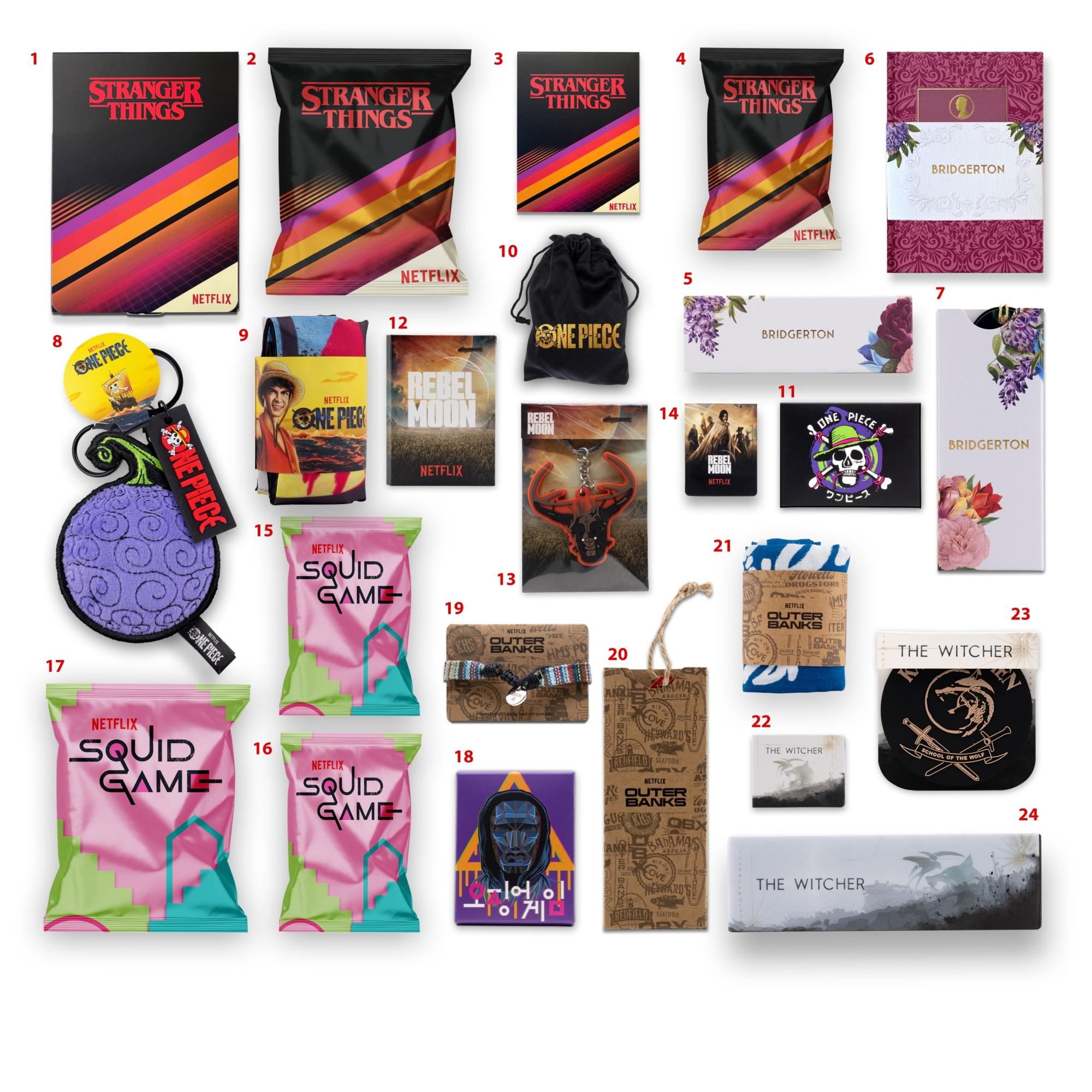 YuMe Toys - Calendrier de l'Avent 24 jours Netflix - flash vidéo