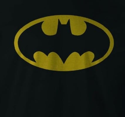 DC Comics - Batman Classic Logo Black T-Shirt - XL - flash vidéo