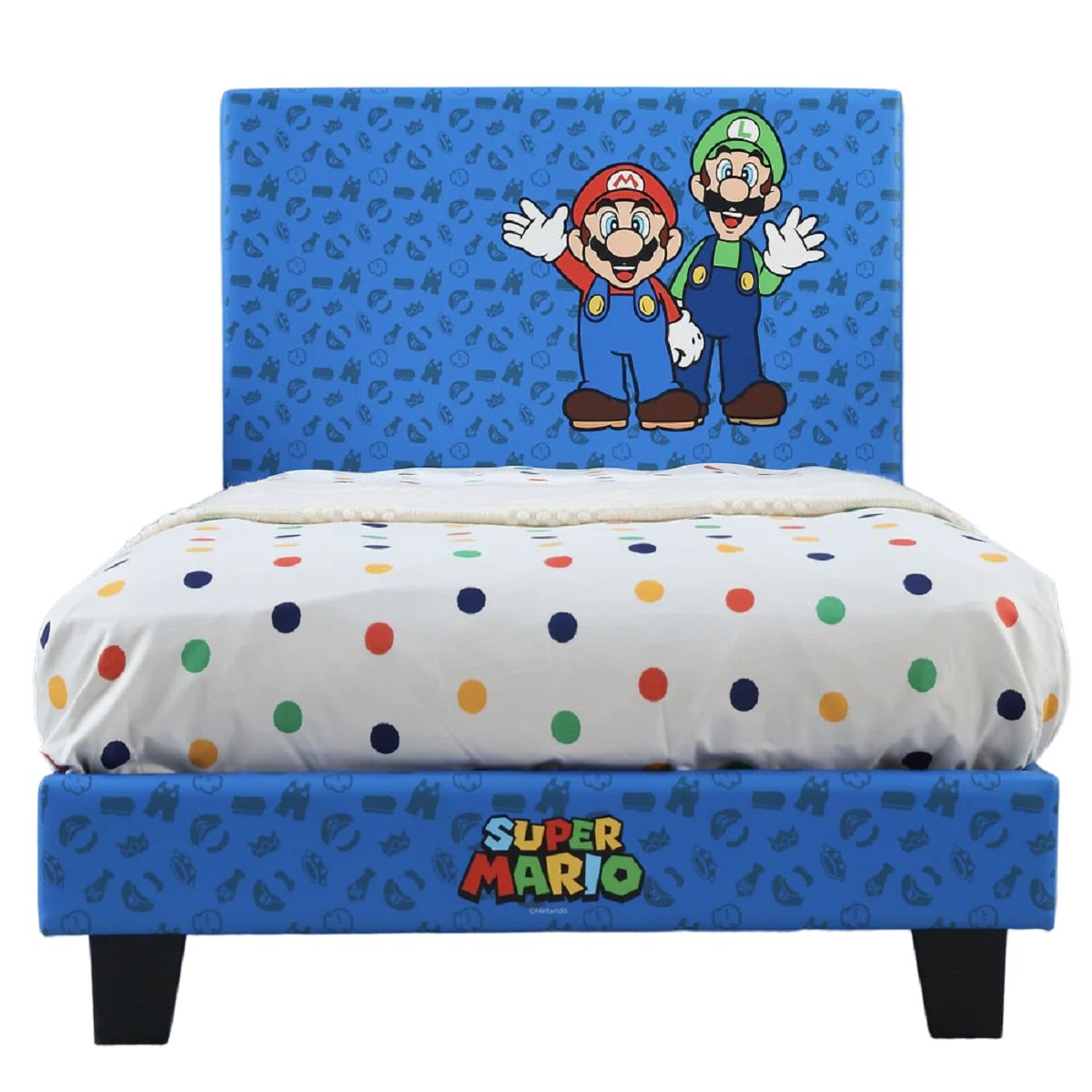 X Rocker - Lit de jeu Super Mario Bros Bleu - flash vidéo