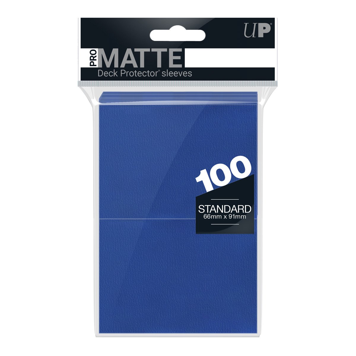 Ultra Pro - PRO-Matte Sachet de 100 protèges cartes standard Bleu (66 x 91 mm) - flash vidéo