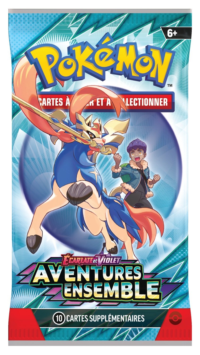 Pokémon JCC - Écarlate et Violet - Pack de Booster EV09 Aventures Ensemble (Display x36) - flash vidéo