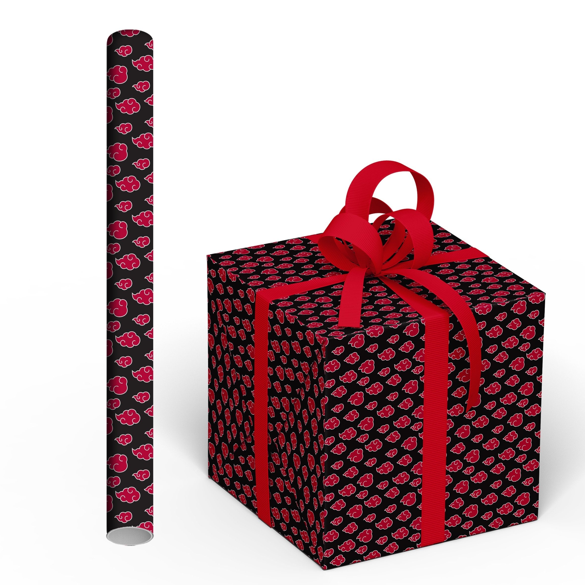 Naruto - Papier cadeau Akatsuki Logo 70cm x 200cm - flash vidéo