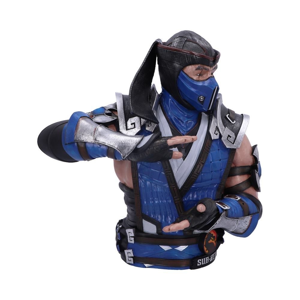 Mortal Kombat - Buste Sub-Zero 29.5cm - flash vidéo