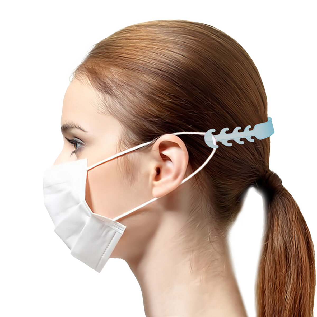 PureSecure - Extension de confort pour masques (x2) Translucide - flash vidéo