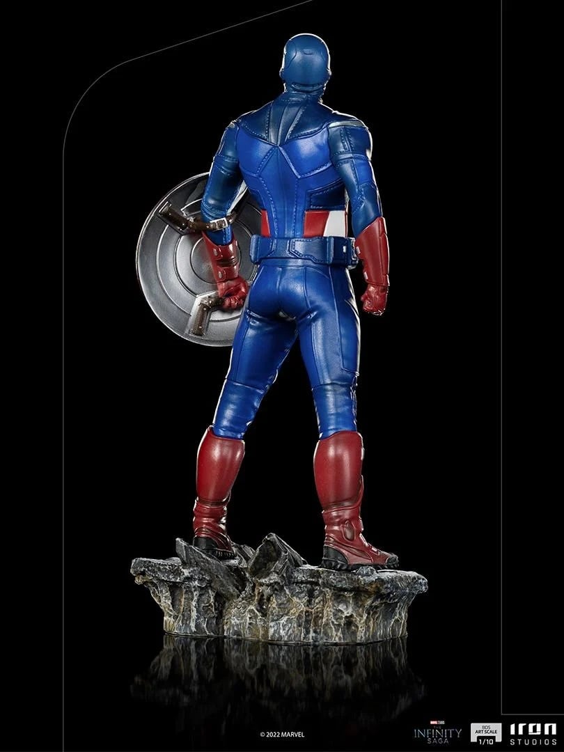 Iron Studios - BDS Arts Scale 1/10 - Marvel - Avengers: The Infinity Saga - Captain America (Battle of New-York) Statue 23cm - flash vidéo