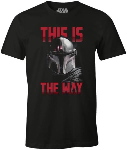 Star Wars - T-shirt Noir Hommes - This is the way - XL - flash vidéo