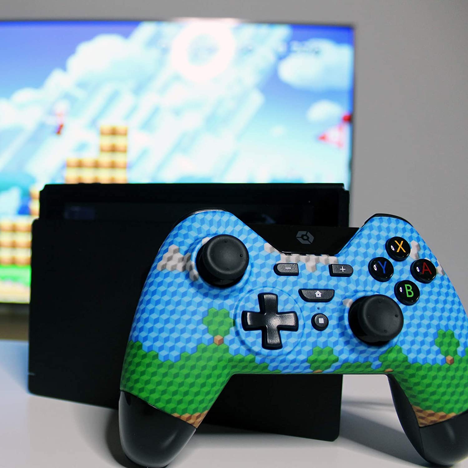 Gioteck - Manette sans fil premium WX4 Edition "Aventure" pour Nintendo Switch, PS3 et PC - flash vidéo