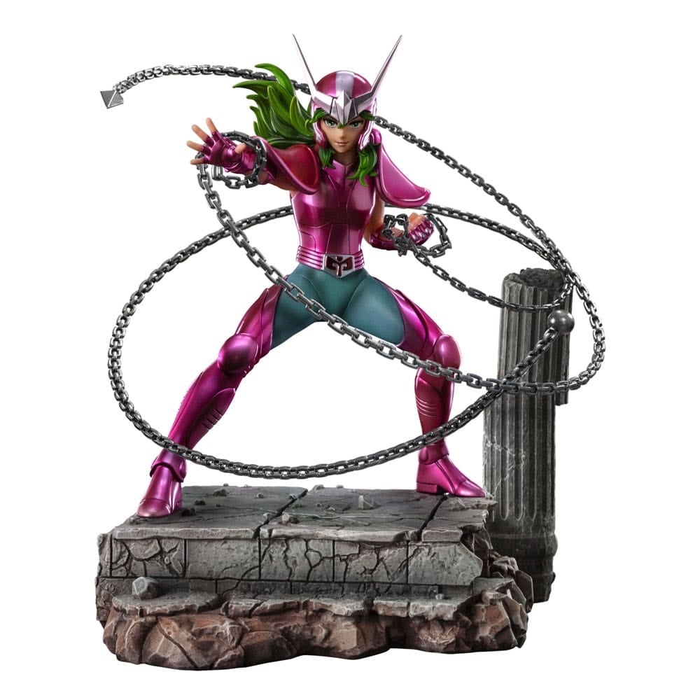 Iron Studios - Art Scale 1/10 - Saint Seiya - Andromeda Shun Statue 21cm - flash vidéo