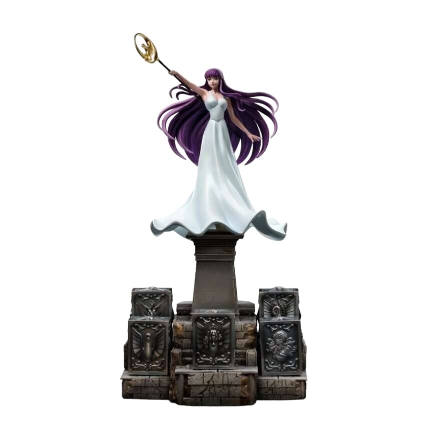 Iron Studios - Deluxe Art Scale 1/10 - Saint Seiya - Saori Kiddo Statue 40cm - flash vidéo