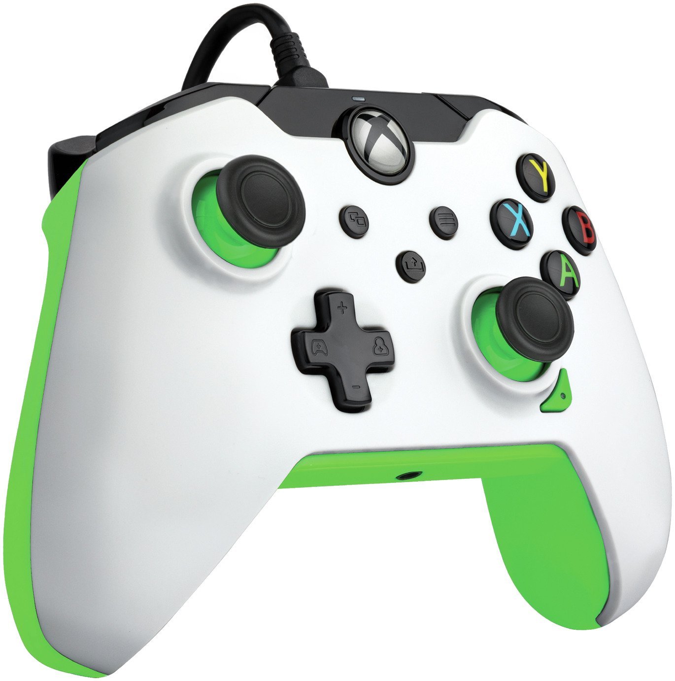 PDP - Manette de jeu filaire Neon White pour Xbox Series X|S, Xbox One et Windows 10 - flash vidéo