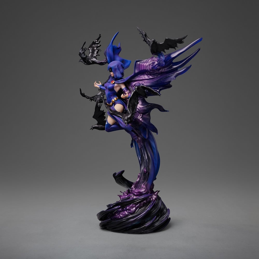 Iron Studios - Art Scale 1/10 - DC Comics - Titans - Raven Statue 32cm - flash vidéo