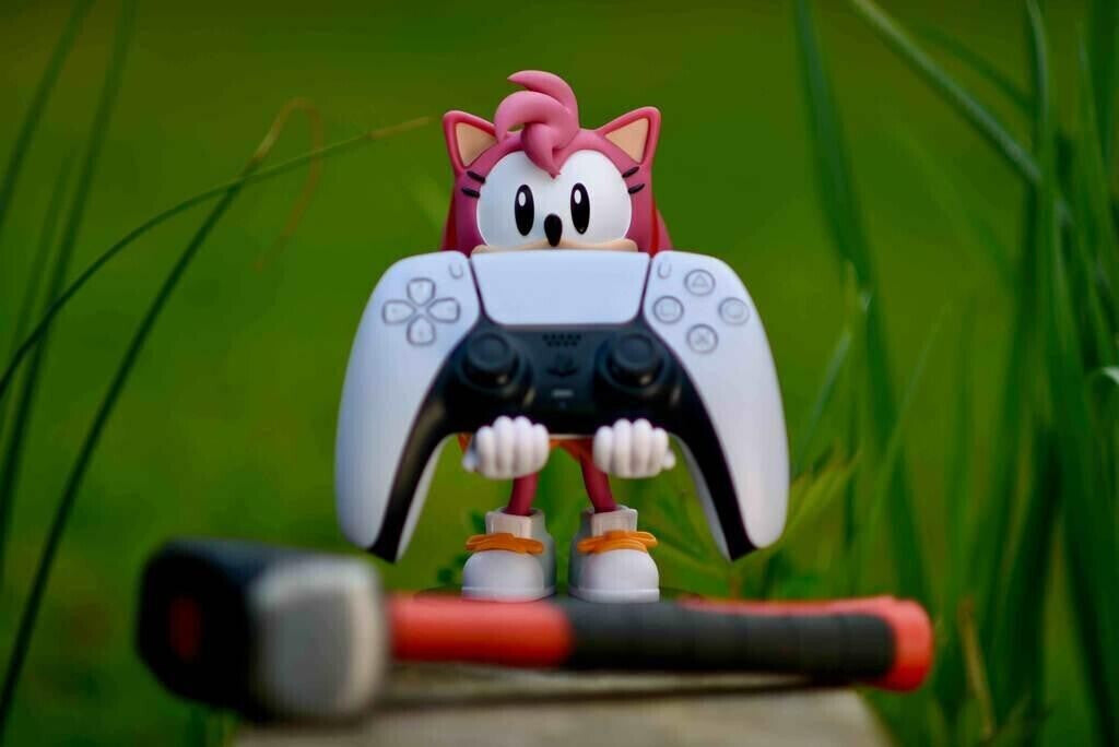 Cable Guys - Sega - Sonic the Hedgehog - Amy Rose Support Chargeur pour Téléphone et Manette - flash vidéo