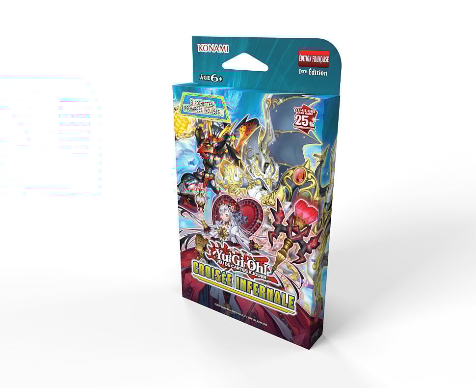 Yu-Gi-Oh! JCC - Pack de 3 Boosters Croisée Infernale (Blister cartonné) - flash vidéo