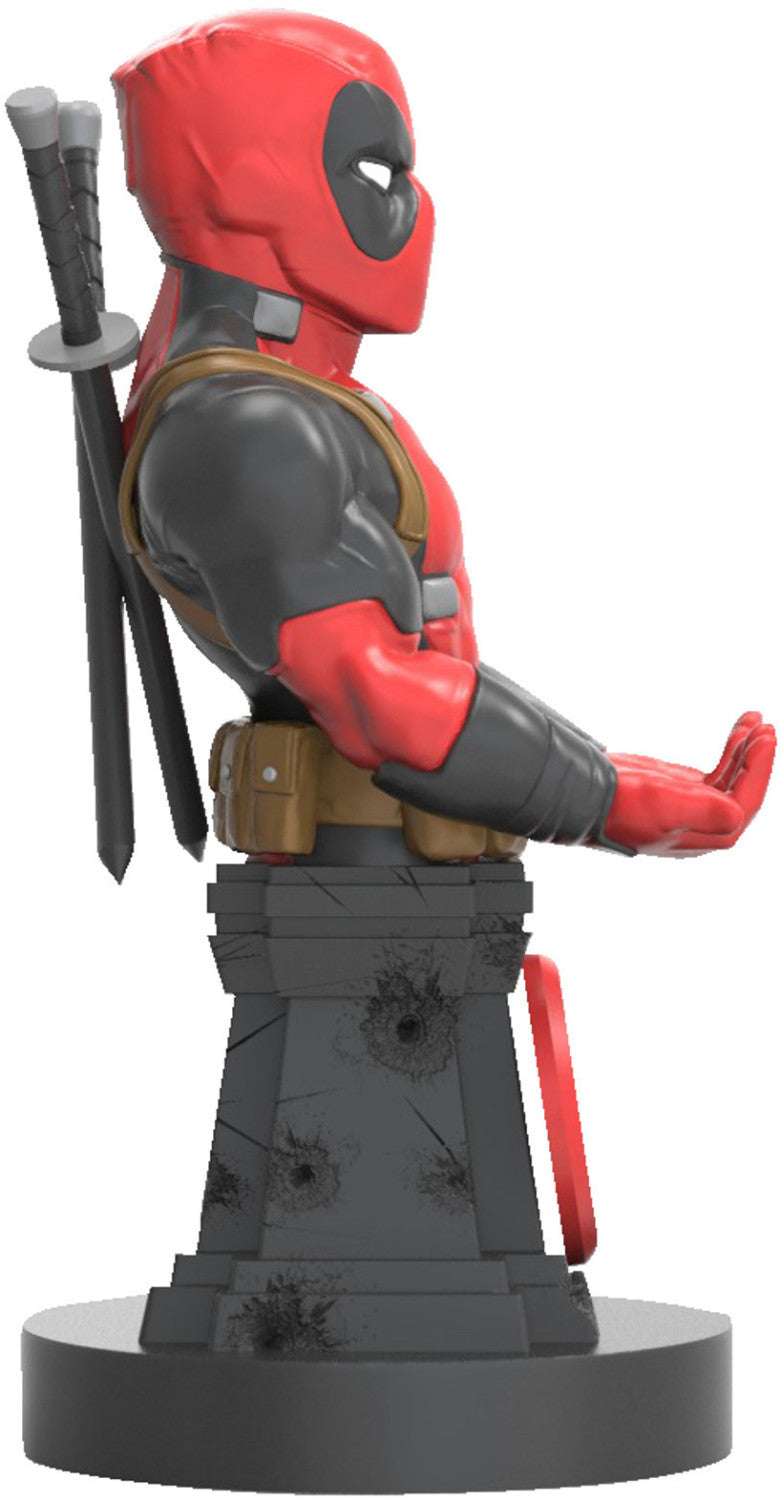 Cable Guys - Marvel - Deadpool Buste Support Chargeur pour Téléphone et Manette - flash vidéo