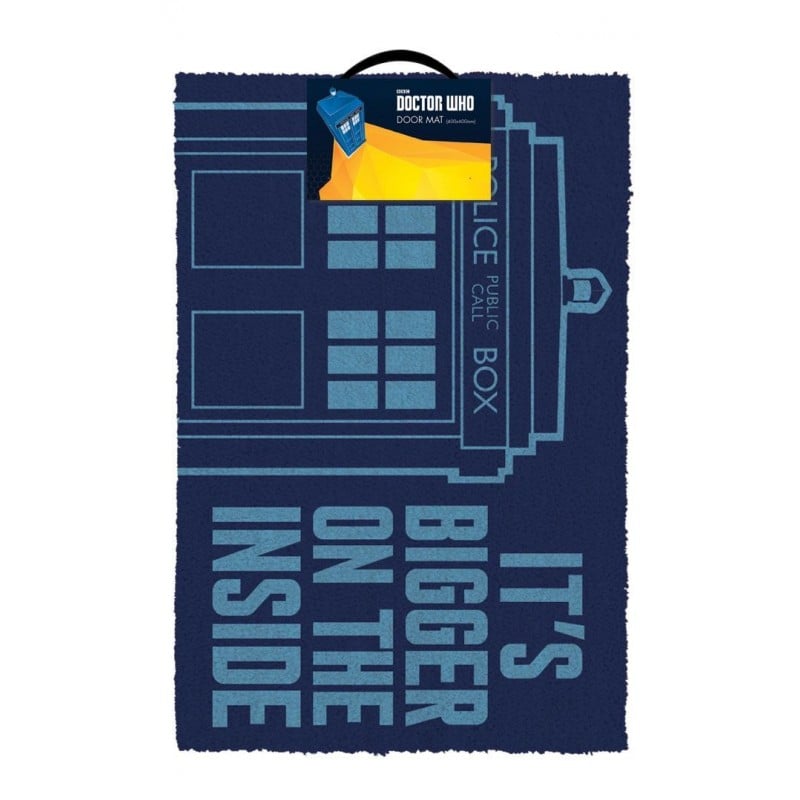 Doctor Who - Tapis de porte Tardis It's Bigger on the Inside - flash vidéo
