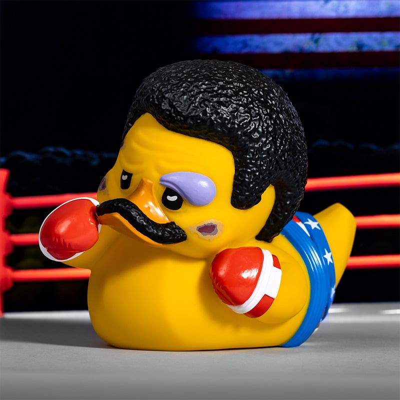 TUBBZ Canard de bain - Rocky - Apollo Creed - flash vidéo