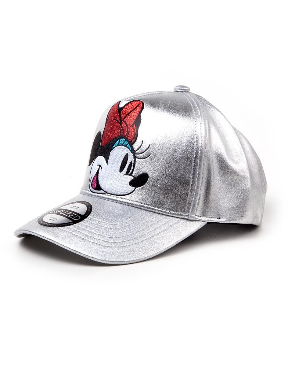 Disney - Minnie Mouse Silver Curved Bill Cap - flash vidéo
