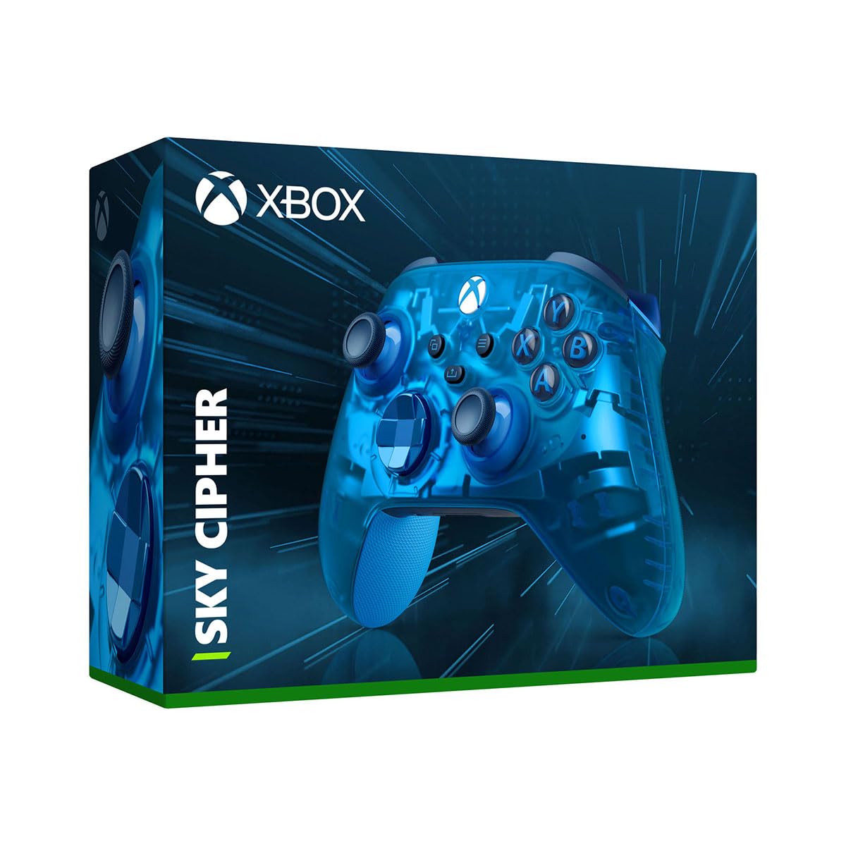 Manette sans fil Xbox Sky Cipher Special Edition pour Xbox Series X|S, Xbox One, Windows 10 et Mobile - flash vidéo