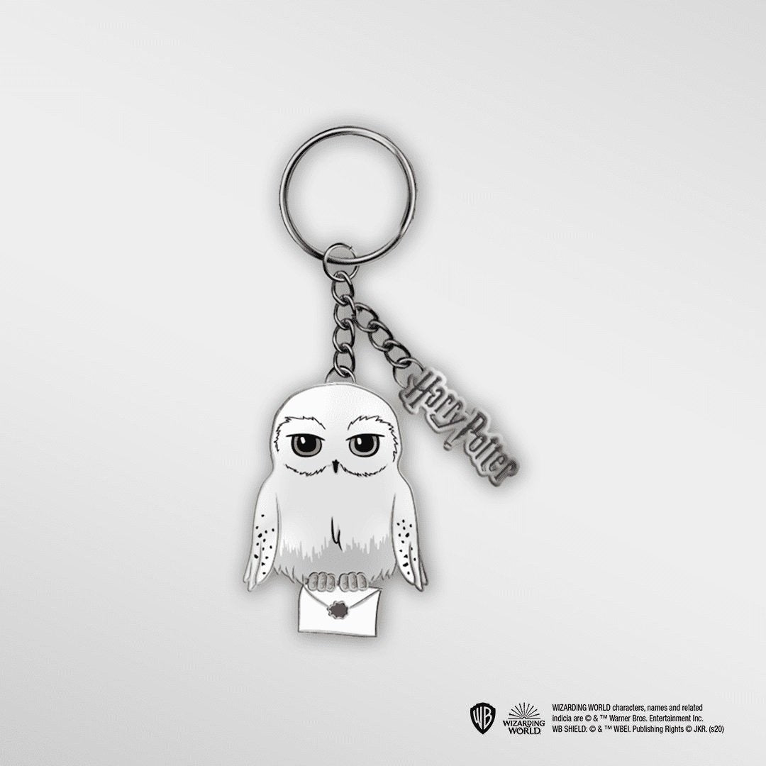Wizarding World - Harry Potter - Porte-clés en métal - Hedwige - flash vidéo