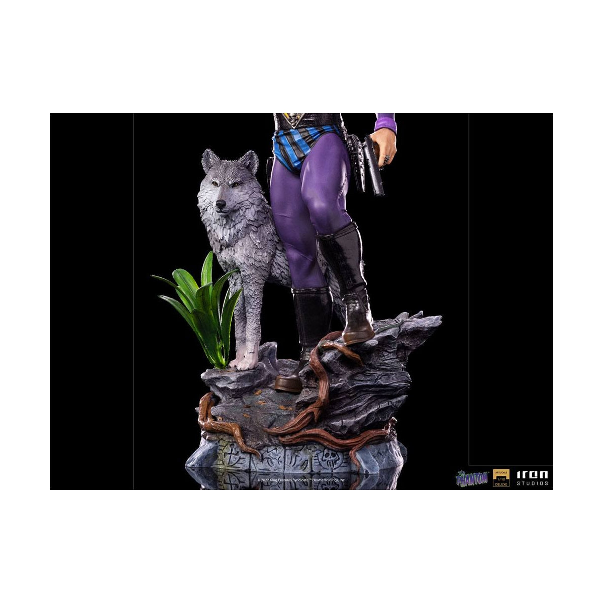 Iron Studios - Deluxe Arts Scale 1/10 - Defenders of the Earth - The Phantom Statue 25cm - flash vidéo