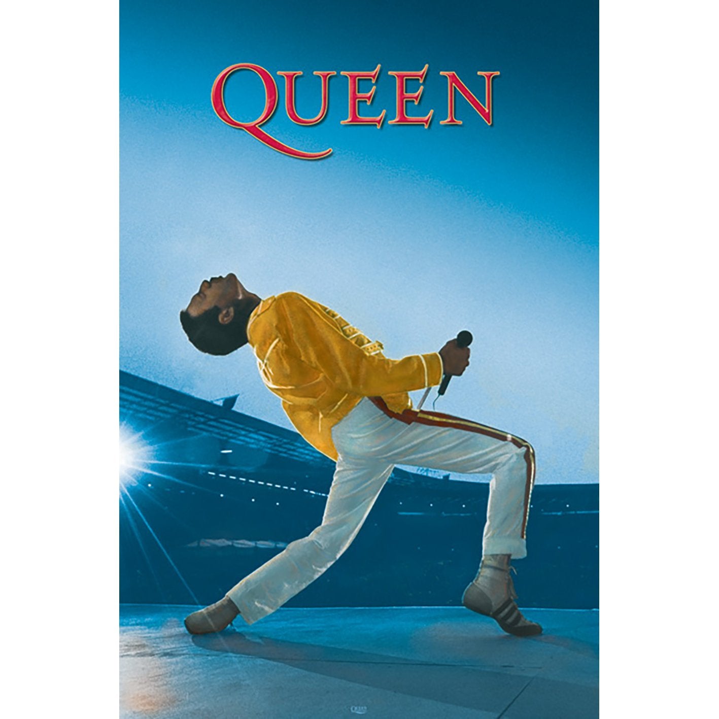 PL 48 - Queen (Live at Wembley) - Maxi Poster 91x61cm - flash vidéo