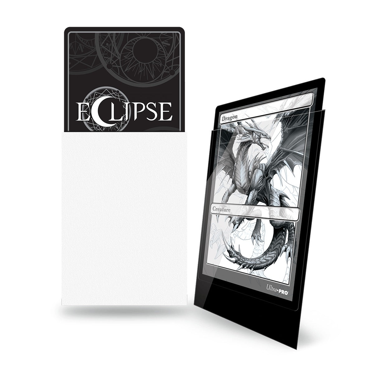 Ultra Pro - Eclipse Gloss Sachet de 100 protèges cartes standard Blanc Arctique (66 x 91 mm) - flash vidéo