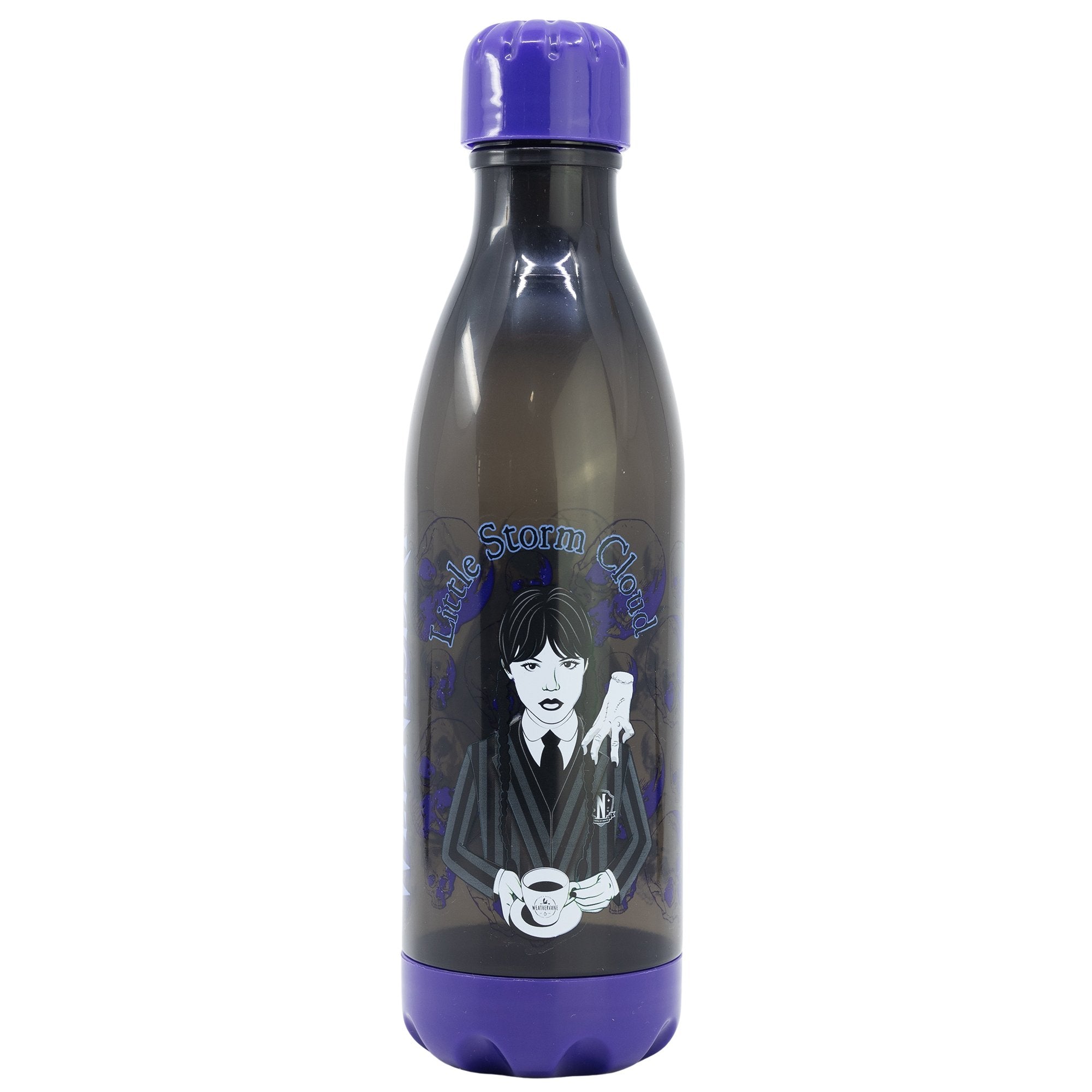 Mercredi - Bouteille d'eau Mercredi Addams (PP) - 660ml - flash vidéo