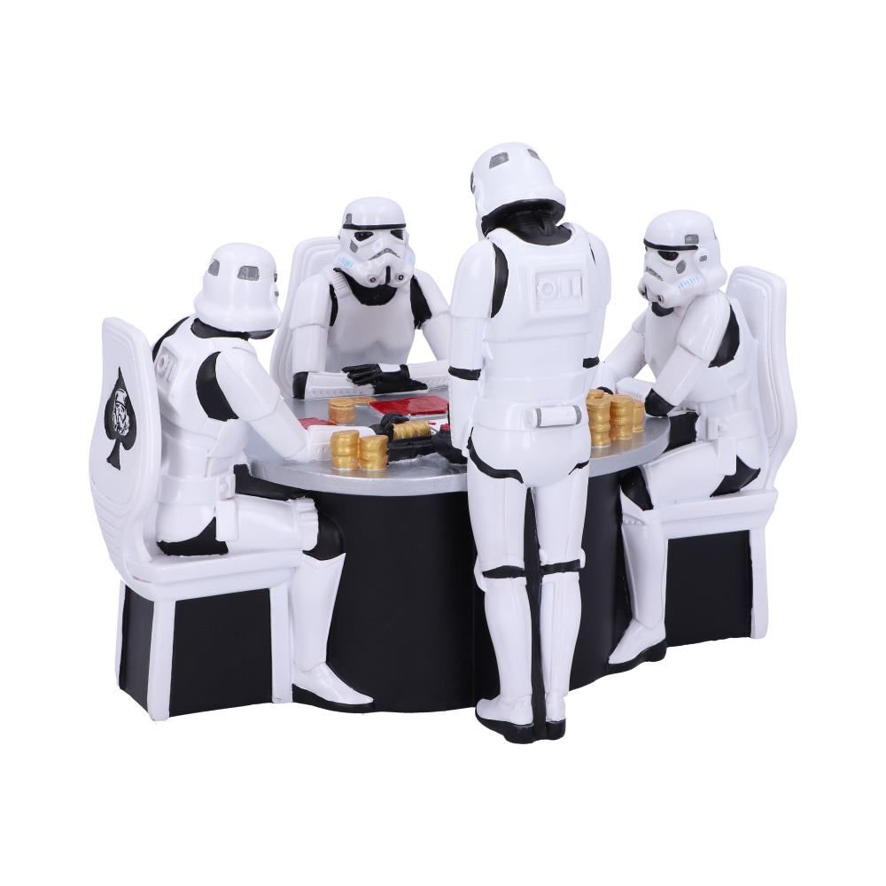 Star Wars - Diorama Stormtrooper "Poker Face" 18.3cm - flash vidéo