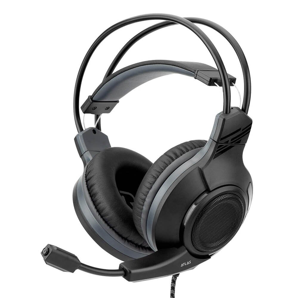 Nitho - Casque de jeu stéréo filaire Atlas 7.1 Noir pour PC, PS4/PS5, Xbox One, Xbox Series S|X, Nintendo Switch - flash vidéo