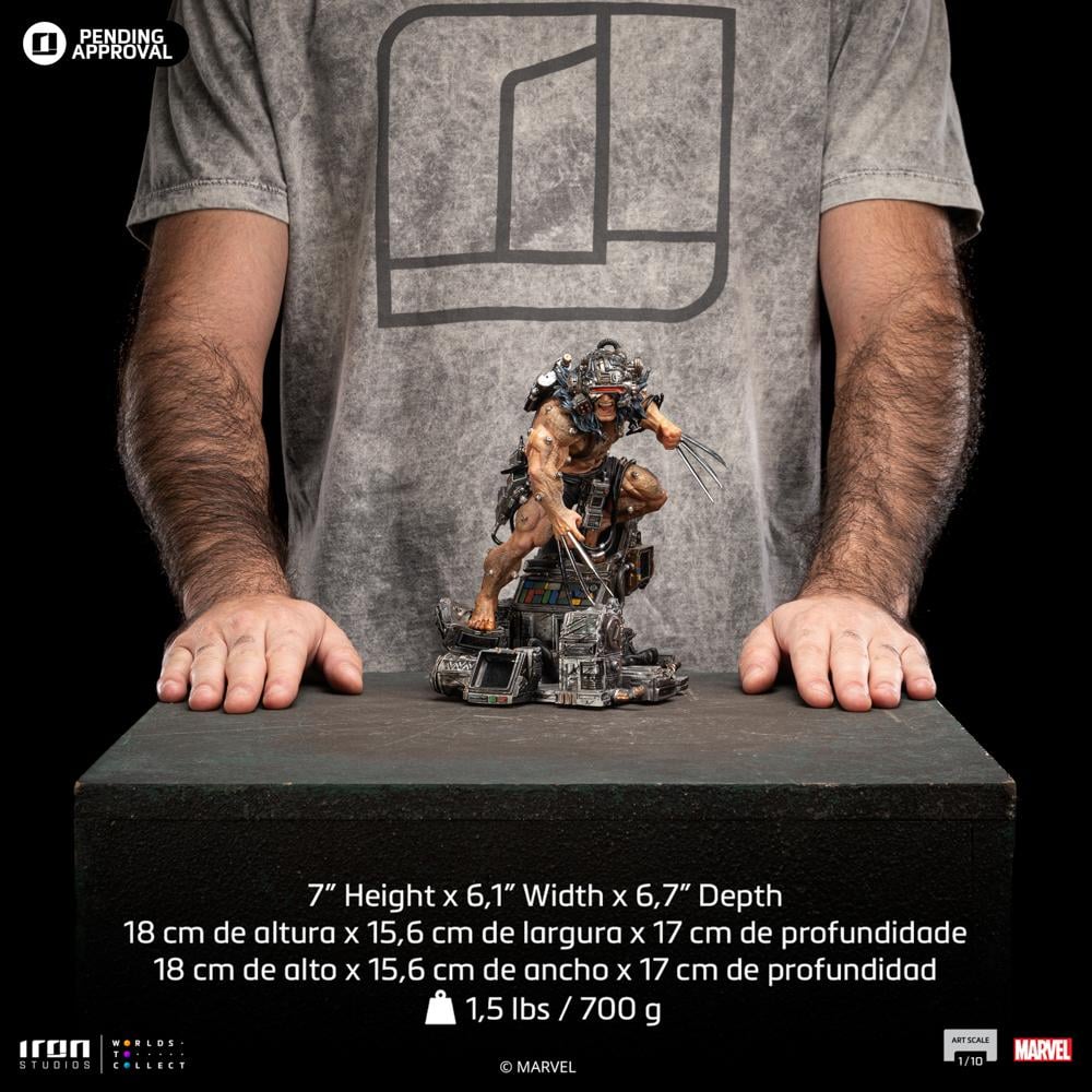Iron Studios - Art Scale 1/10 - Marvel - Wolverine 50th Anniversary - Weapon X Statue 18cm - flash vidéo
