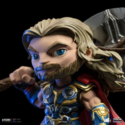 Iron Studios - MiniCo - Marvel - Thor: Love and Thunder - Thor Statue 15cm - flash vidéo