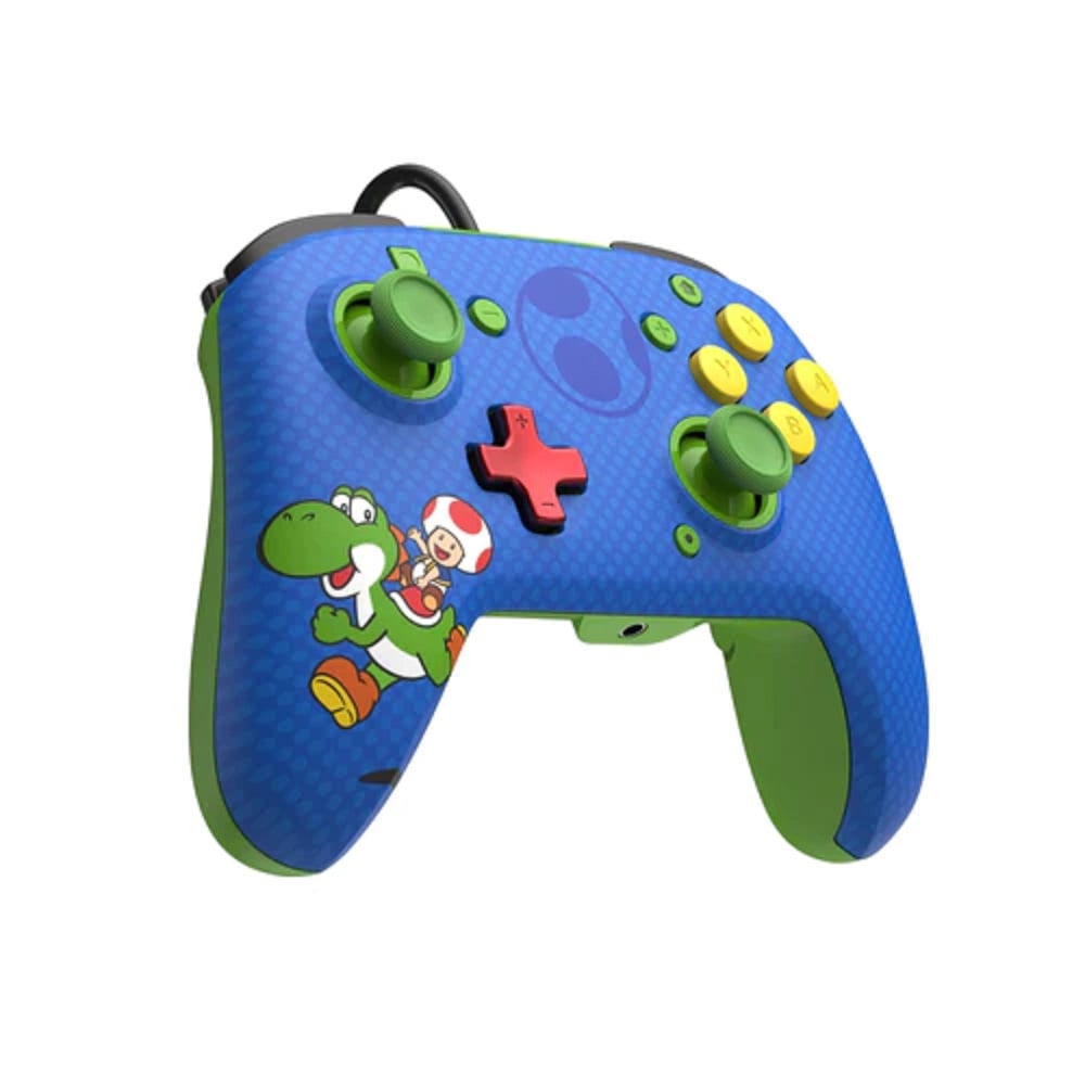 PDP - Manette de jeu filaire REMATCH Toad & Yoshi pour Nintendo Switch et Switch OLED - flash vidéo